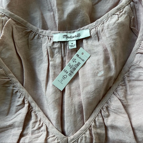 Madewell Linen-Blend Lorelei Mini Dress - Picture 6 of 6